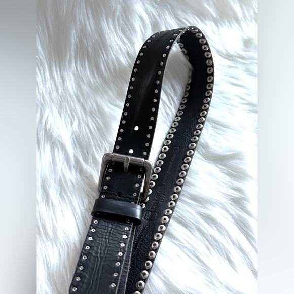 Brave Leather Accessories - BRAVE Leather - Black Leather Studded